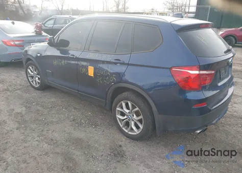 2013 BMW X3 xDrive35I z USA, uszkodzony, nr VIN 5UXWX7C54DL976730